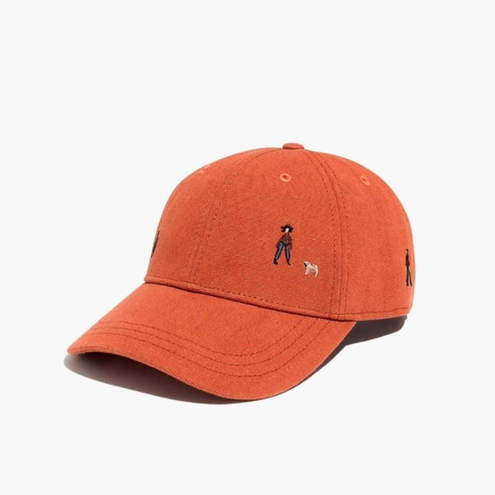 Madewell Embroidered Canvas Baseball Cap